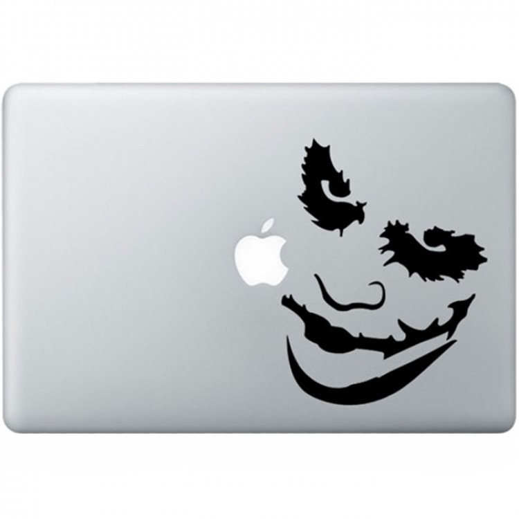 Batman Joker (2) MacBook Decal Black Decals