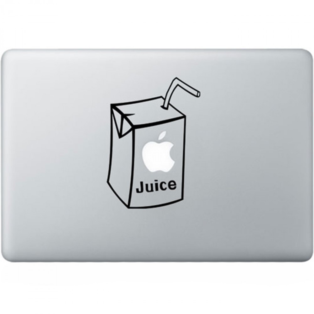 Apple Juice MacBook Decal  KongDecals Macbook Decals