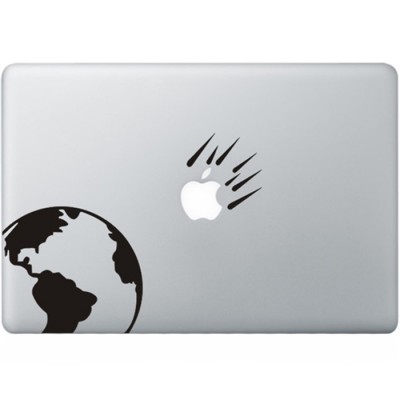 Asteroids MacBook Decal