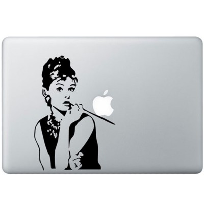 Audrey Hepburn MacBook Decal