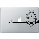 Totoro MacBook Decal Black Decals