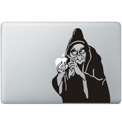 Snow White Witch MacBook Decal Black Decals