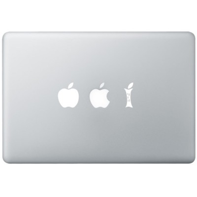 Eating Apple MacBook Decal