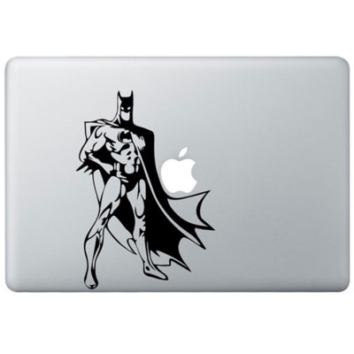 Classic Batman MacBook Decal Black Decals