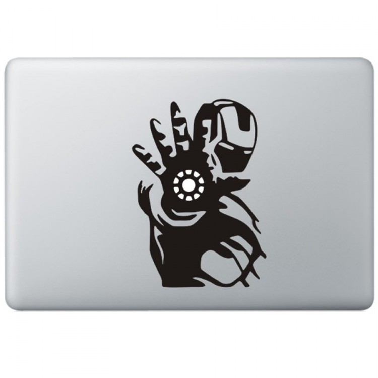 Iron Man (3) MacBook Decal Black Decals