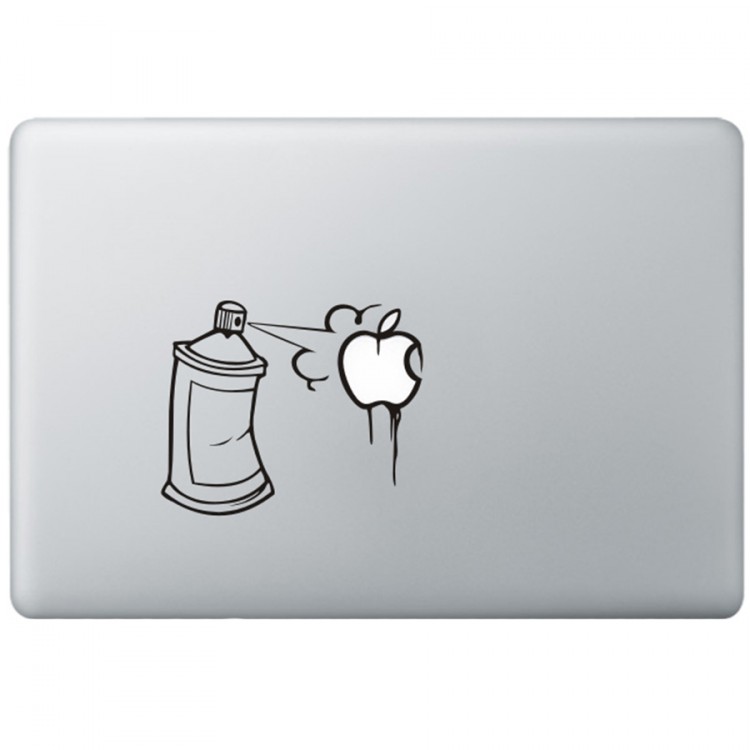 Graffiti MacBook Decal Black Decals