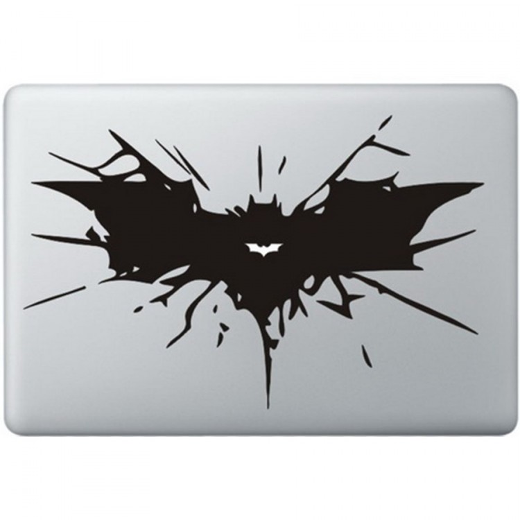 Batman Logo MacBook Decal Black Decals