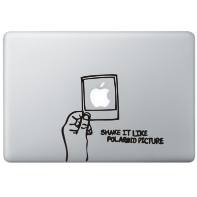 Shake It Like A Polaroid MacBook Decal