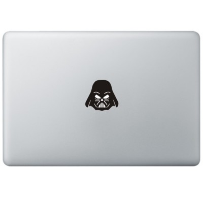 Darth Vader Mask MacBook Decal Black Decals