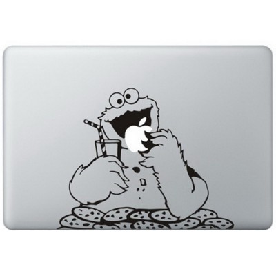 Cookie Monster (2) MacBook Decal