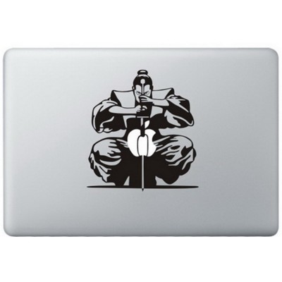 Samurai MacBook Decal Black Decals