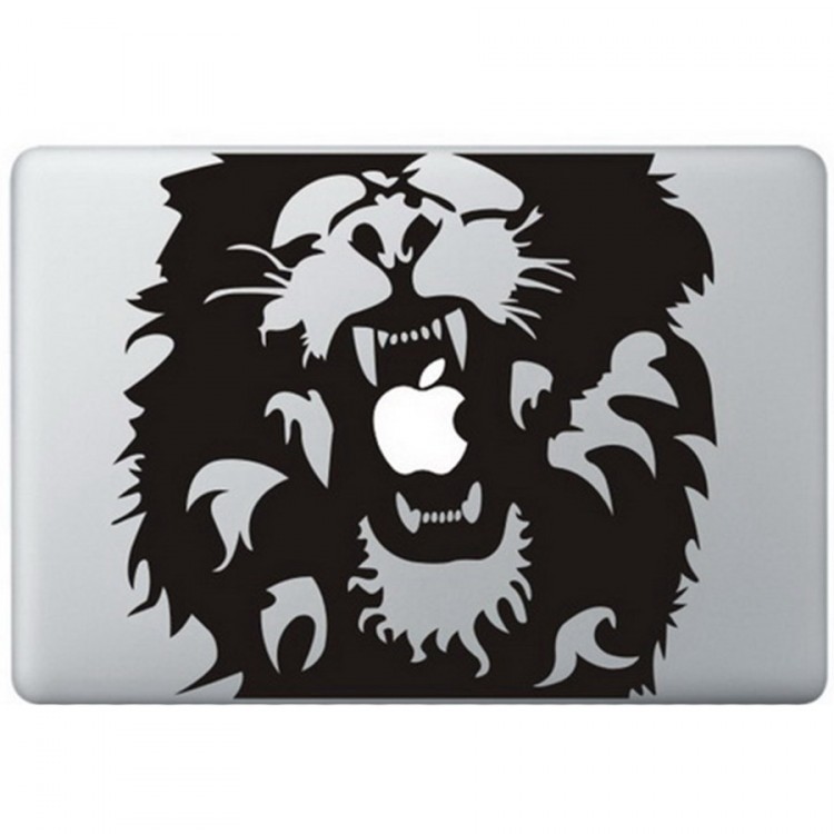 Lion (Roar) MacBook Decal Black Decals