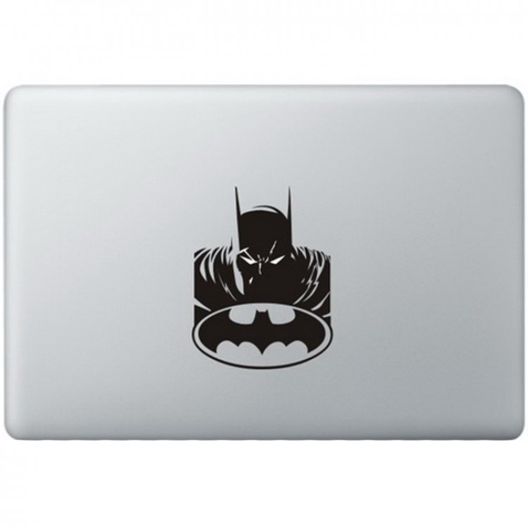 Batman Logo (2) MacBook Decal Black Decals