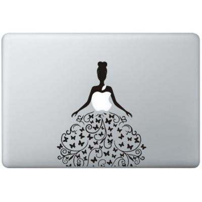 Butterfly Dress MacBook Decal