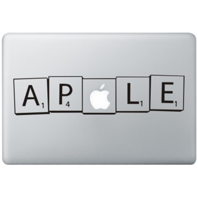 Scrabble MacBook Decal