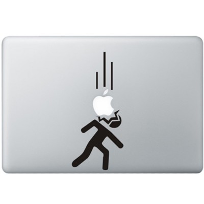 Falling Appels MacBook Decal Black Decals