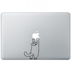 Simon's Cat (2) MacBook Decal
