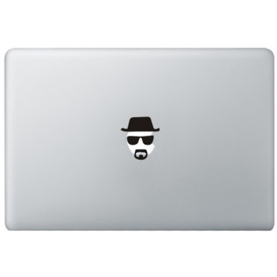 Breaking Bad Heisenberg MacBook Decal Black Decals