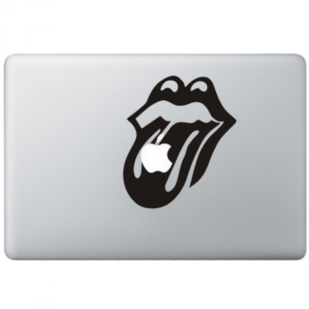 Rolling Stone Rock Band Music White Sticker Decal Car Window Wall Macbook Notebook Laptop Sticker Decal