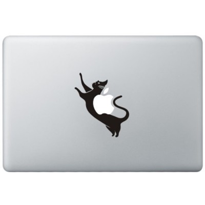 Space Kat MacBook Decal Black Decals