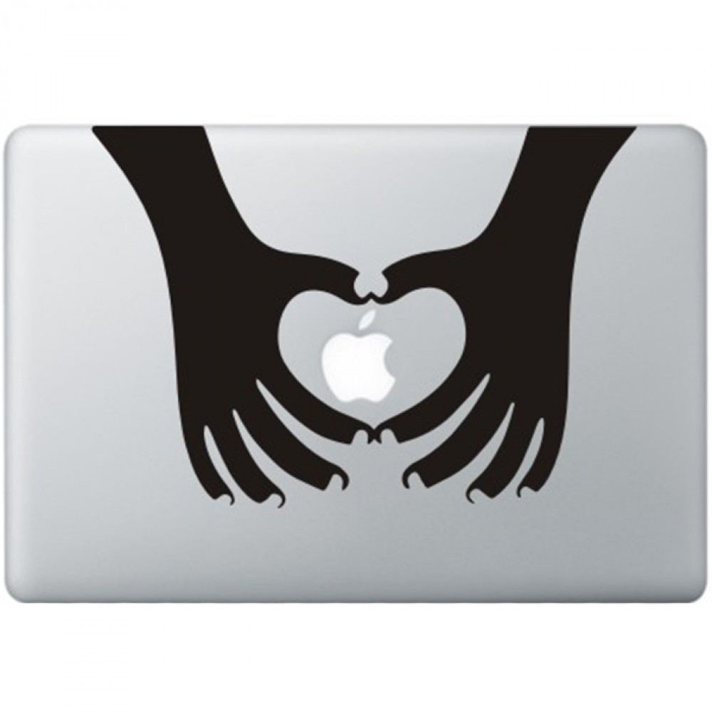 Decal for Mac Book or Ipad Love Sign Hands 