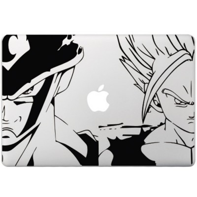 Dragon Ball Z MacBook Decal Black Decals