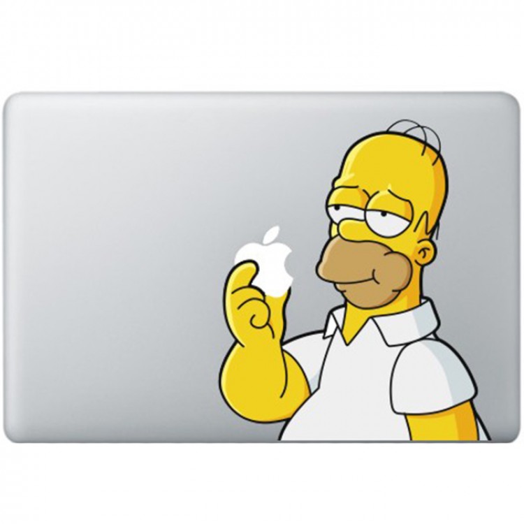 Homer Simpsons MacBook Decal Full Colour Decals