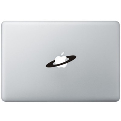 Apple Space MacBook Decal Black Decals