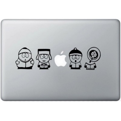 South Park MacBook Decal Black Decals