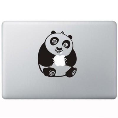 Kung Fu Panda MacBook Decal Black Decals