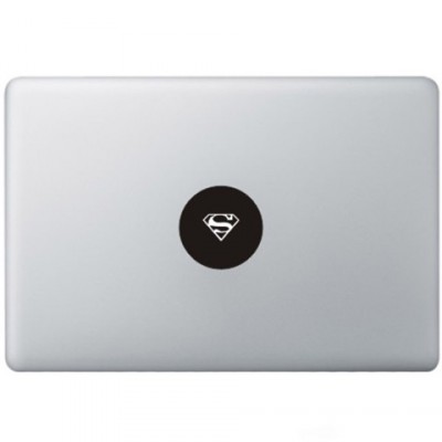 Superman Logo Macbook Decal Black Decals