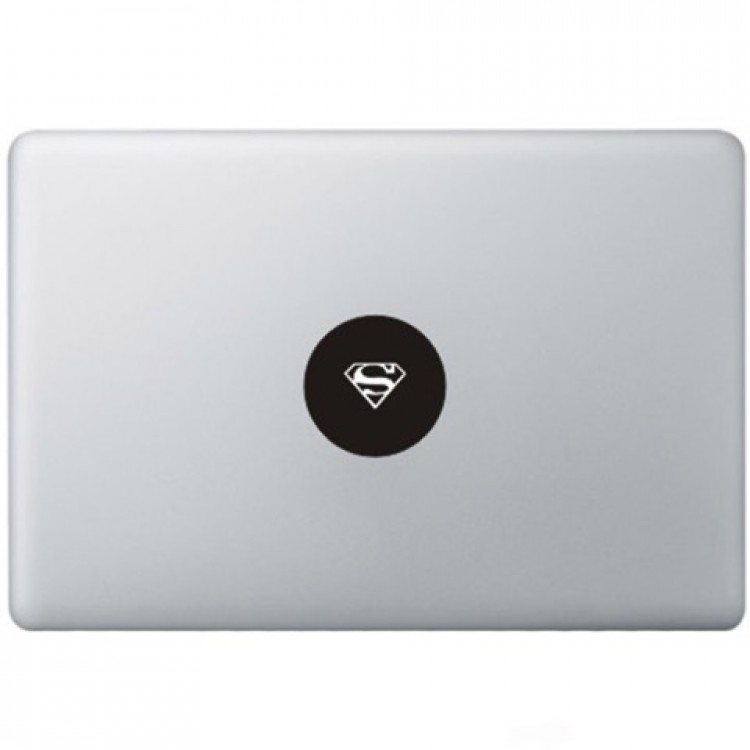 Superman Logo Macbook Decal Black Decals