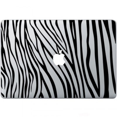 Zebra Print Macbook Decal