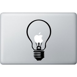 Light Bulb MacBook Decal
