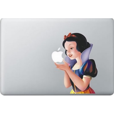 Snow White Colour MacBook Decal